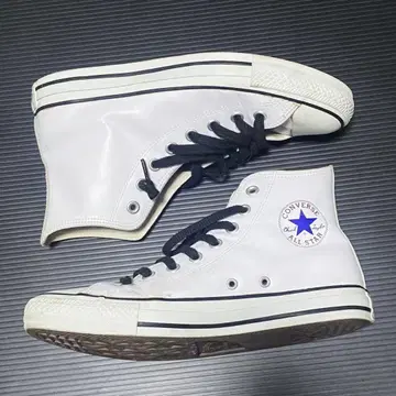 컨버스 가죽 화이트 CONVERSE ALL STAR HI