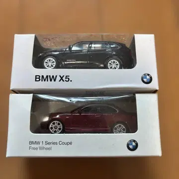 BMW X5 & 1 Series Coupe 미니카 2대 세트