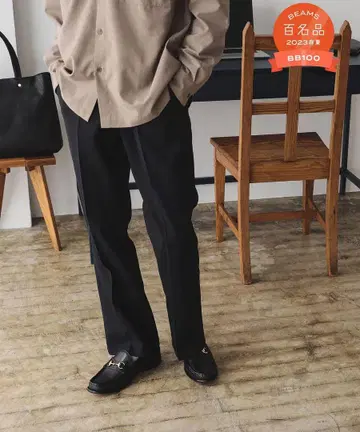 BEAMS 빔즈 슈컷 팬츠 사이즈 L 블랙