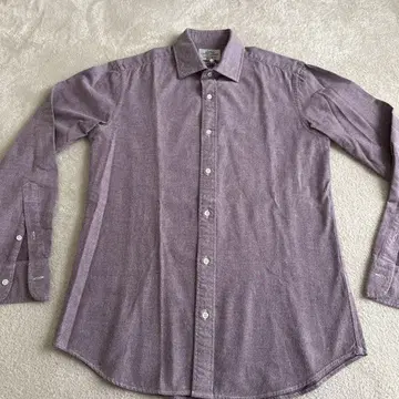 UNITED ARROWS 퍼플 긴팔 셔츠 M