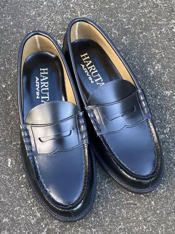 HARUTA ARVIN 블랙 로퍼 남자 24cm EEE