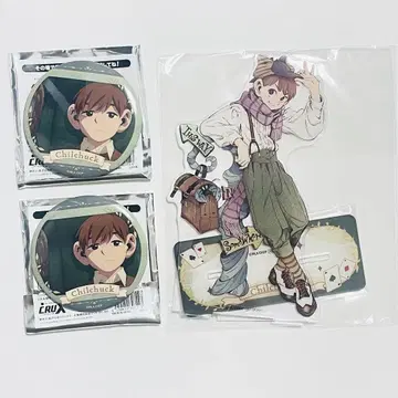 던전밥 럭키 캔뱃지 BOX 칠척 BIG 아크릴 스탠드 + 캔뱃지 2개