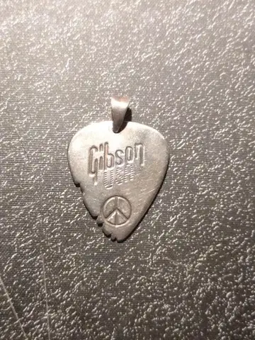 Gibson 피크형 목걸이 탑 Silver925