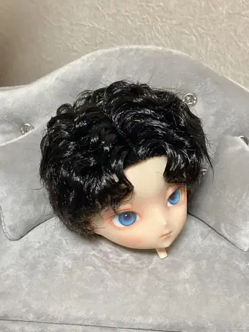 7-8인치 컬 센터 가르마 인형 가발