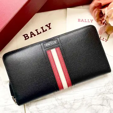 미사용 BALLY 장지갑 라운드 지퍼 TELEN 현대 모델