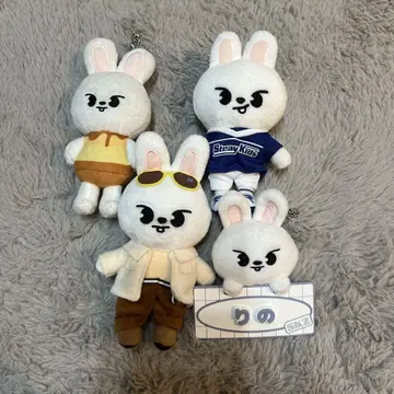 스키즈 리노 리빗 백참 마스코트 봉제 인형 세트