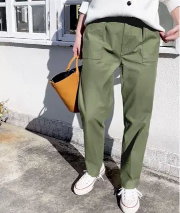 백 새틴 이지 카고 팬츠 프레임워크 38 사이즈