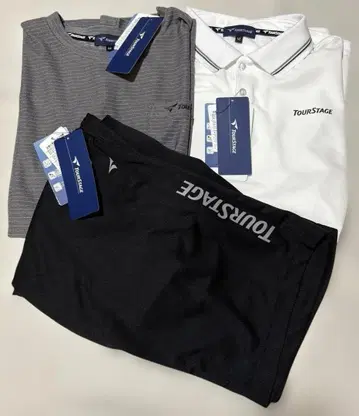 투어 스테이지 M 사이즈 피케 셔츠 T셔츠&팬츠 3종 세트