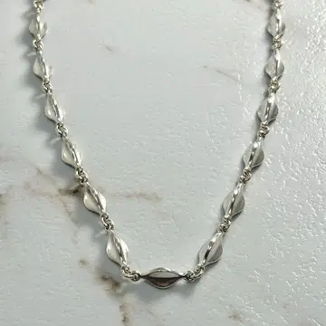 레어 GEORG JENSEN 180 목걸이 링크 실버 925S
