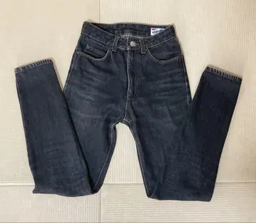 단종 슬림 청바지 블랙 27인치 데님 랭글러 Wrangler