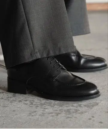 shiun COW LEATHER U-TIP DERBY 39