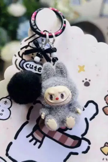 라부부 Labubu 키링 그레이 인기 귀여운 라부부 키링