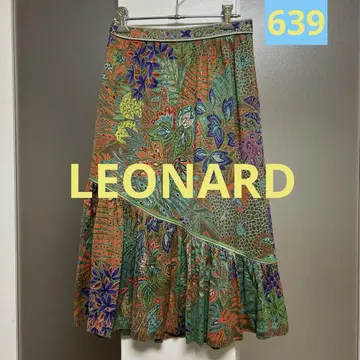 LEONARD 스트레치 스커트 안감 없음