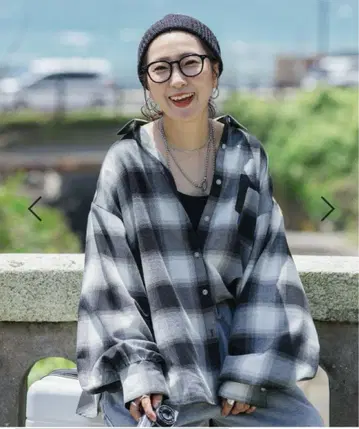 니코앤드 [be with M] 미사요 컬러풀 체크 셔츠