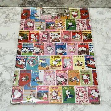 딸기 신문 50주년 헬로키티 A4 바인더 산스타