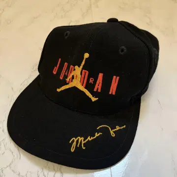 [ 초레어 ] JORDAN 블랙 캡 Michael Jordan 사인