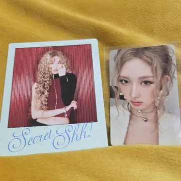 IVE SECRET 가을 폴라로이드 트레이딩 카드 2장 세트