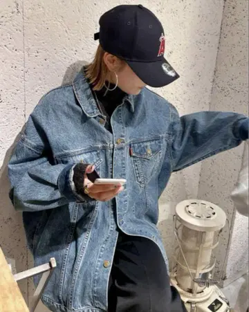 ungrid 빅 실루엣 데님 자켓