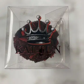 KAT-TUN 꽃 모양 키링 왕관 참 포함
