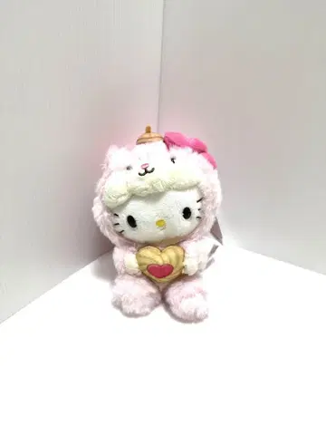 새상품 산리오 리스모후모후 헬로키티 마스코트 홀더
