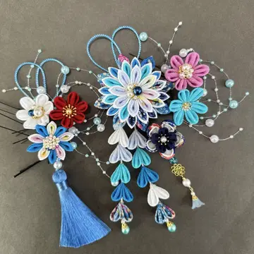 머리 장식 츠마미자이쿠 성인식, 시치고산, 졸업식, 하카마, 유카타