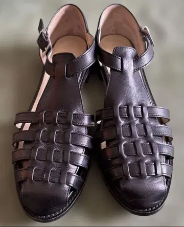Steven Alan 메쉬 샌들 블랙