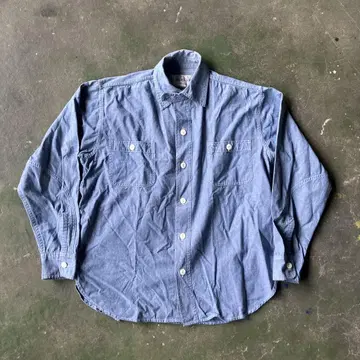 BLUE BEAR 샴브레이 긴팔 셔츠