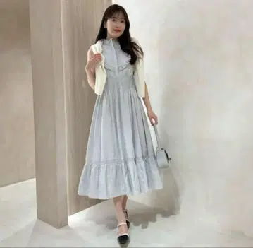 Herlipto Paisley Cotton Lace Long Dress