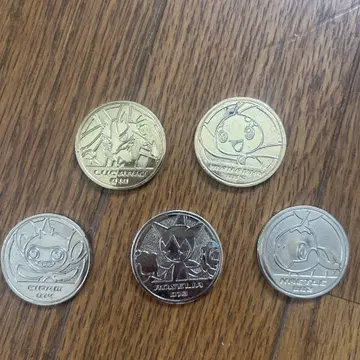 포켓몬 캐릭터 코인 세트