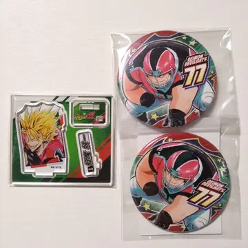 아이실드 21 히루마 아크릴 스탠드 쿠리타 캔뱃지 3종 세트