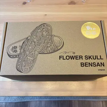 FLOWER SKULL BENSAN 블랙 L 사이즈 무라카미 다카시