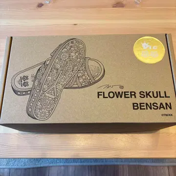 FLOWER SKULL BENSAN 블랙 L 사이즈 무라카미 다카시