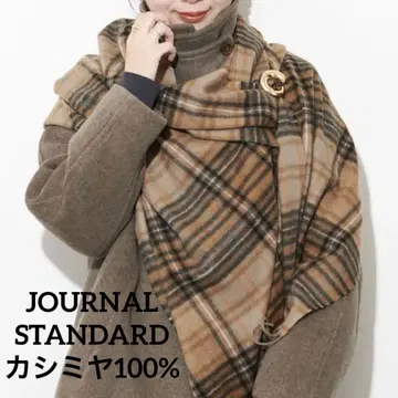 새상품급 저널 스탠다드 캐시미어 100% 대형 스톨