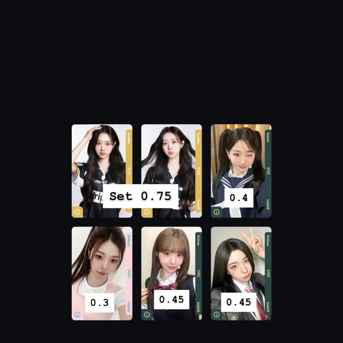 Triples Seoah Japan Wave Fanclub Object DCO AA352 | Bunjang Global