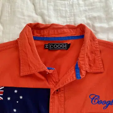 COOGI EXPEDITION AUSTRALIA 오렌지 워크 셔츠