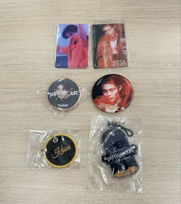 람페 타케우치 카이세이 아크릴 배지&카드 세트
