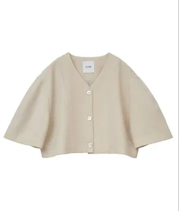 CLANE V NECK COCOON SHORT JACKET