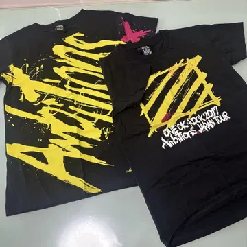 ONE OK ROCK Ambitions Tour 셔츠 2장 세트