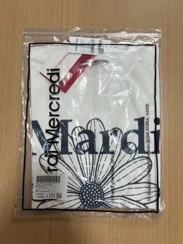 Mardi 플라워 프린트 T셔츠 F 화이트