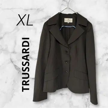 TRUSSARDI 트루사르디 다크 브라운 자켓 XL 일본제