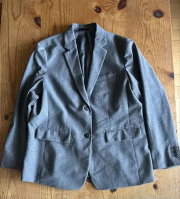 유니클로 테일러드 자켓 릴랙스핏 그레이 L UNIQLO