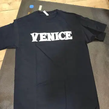 VENICE 프린트 네이비 T셔츠 ellegarden 호소미 타케시 M