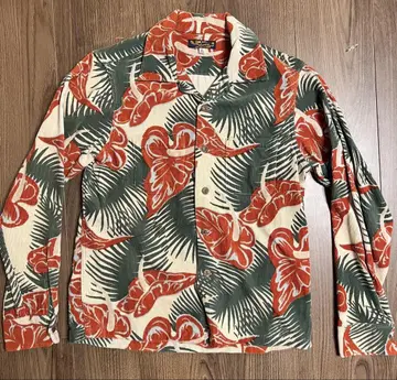 SUN SURF 알로하 셔츠 레어 XS 사이즈 코듀로이 긴팔