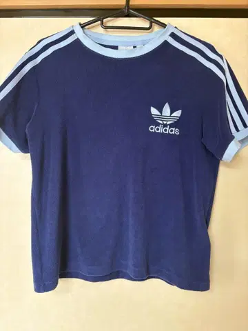 adidas originals 아디다스 T셔츠 타월 원단 블루 S