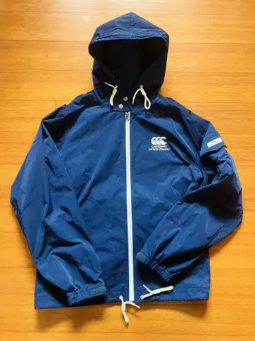 [ 새상품급 ] Canterbury 후드 부착 나일론 자켓 L 네이비