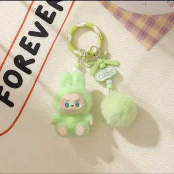인기 미니 Labubu 키링 (그린) 라부부 Labubu 키링