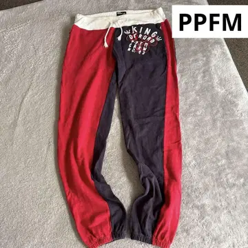[초레어] PPFM MEDIUM 니 스웨트 팬츠 데미지 트리코 Y2K