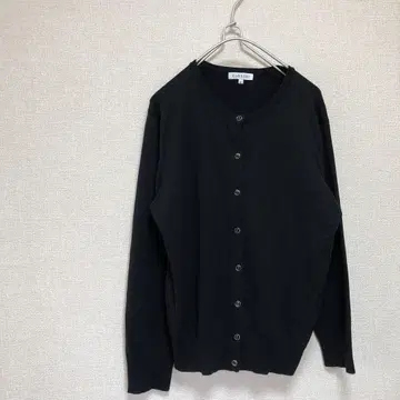 [ CLOSSH ] 블랙 가디건 심플 루즈핏 4L