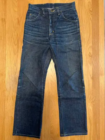 70s LEE RIDER STRAIGHT 논 워시 플래셔 부착