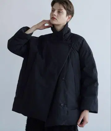 클라네 CLANE 코쿤 쇼트 다운코트 블랙 size 1